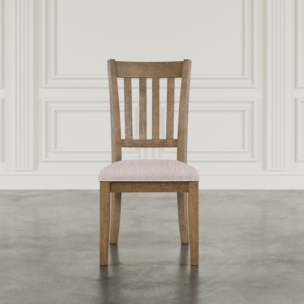 Brentwood Modern Transitional Slatback Dining Chair - Set of 2. Picture 9