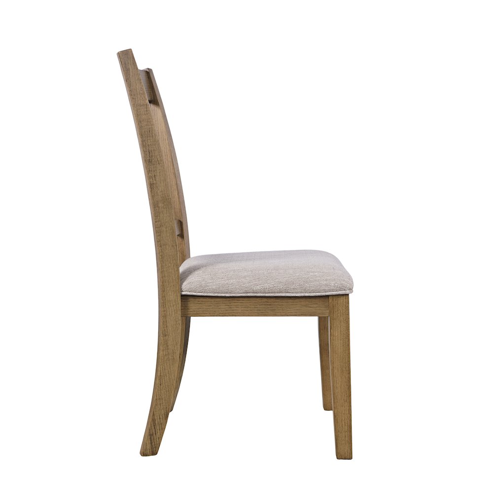 Brentwood Modern Transitional Slatback Dining Chair - Set of 2. Picture 5
