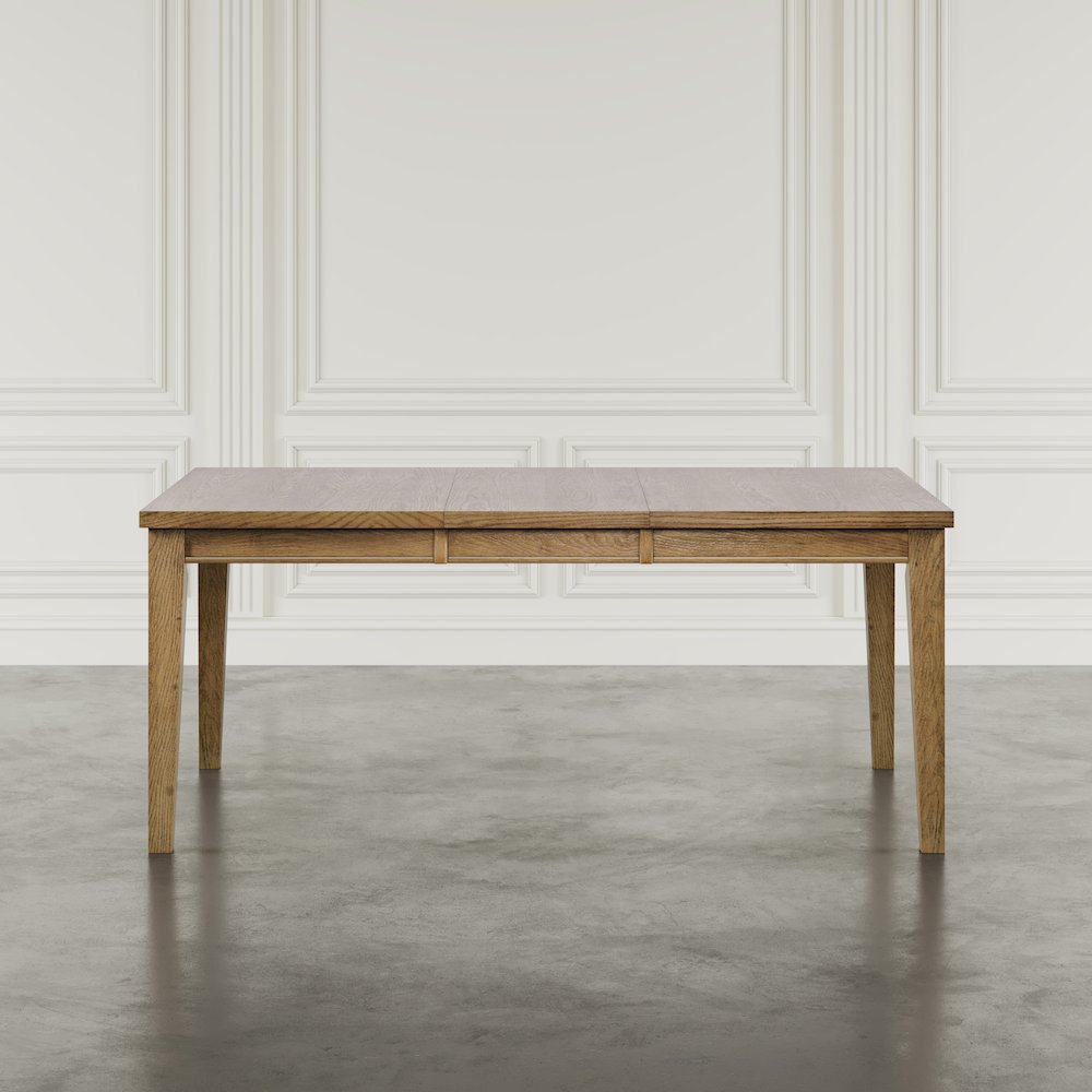 Brentwood Modern Transitional 72" Rectangular Dining Table with Extension. Picture 7