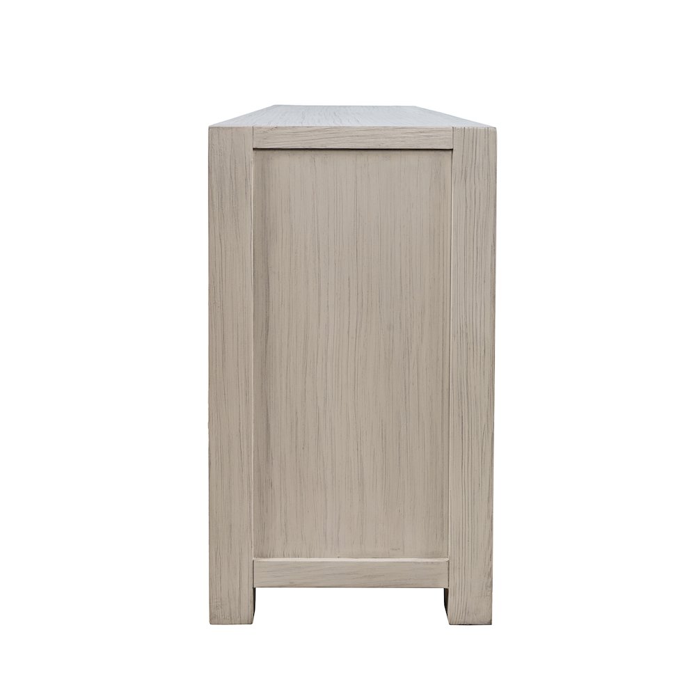70" Modern Transitional Media Console TV Stand with Four-Door Cabinet Storage. Picture 5