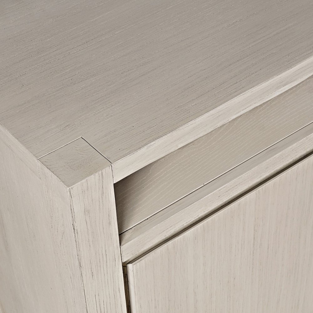 80" Modern Transitional Media Console TV Stand with Four-Door Cabinet Storage. Picture 3