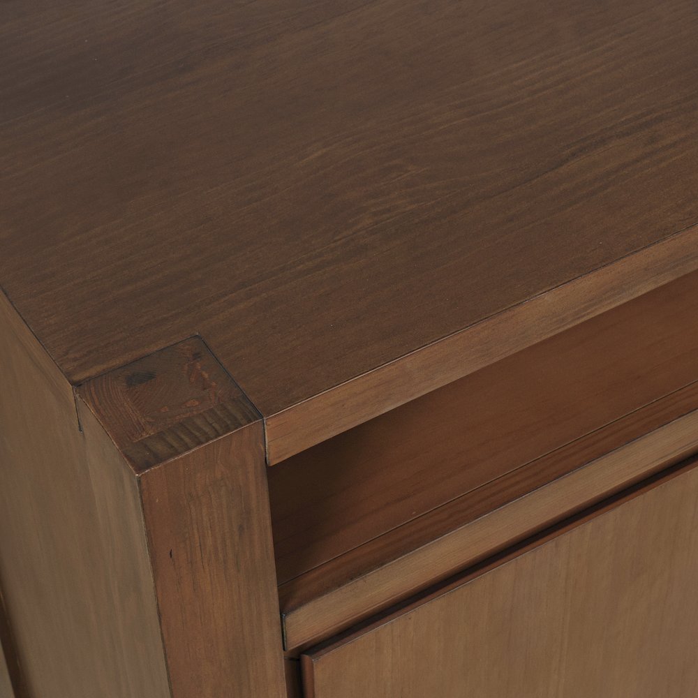 60" Modern Transitional Media Console TV Stand with Four-Door Cabinet Storage. Picture 3