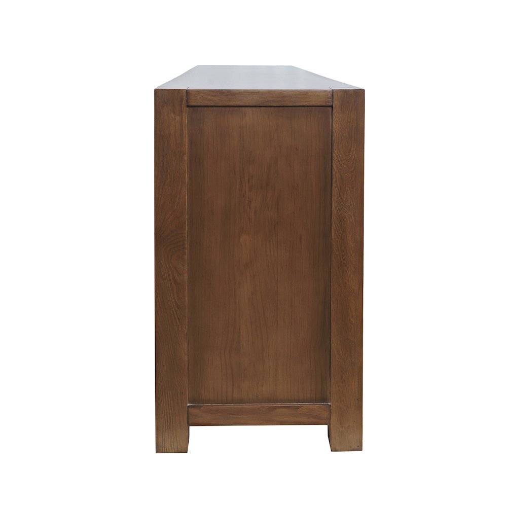 80" Modern Transitional Media Console TV Stand with Four-Door Cabinet Storage. Picture 5