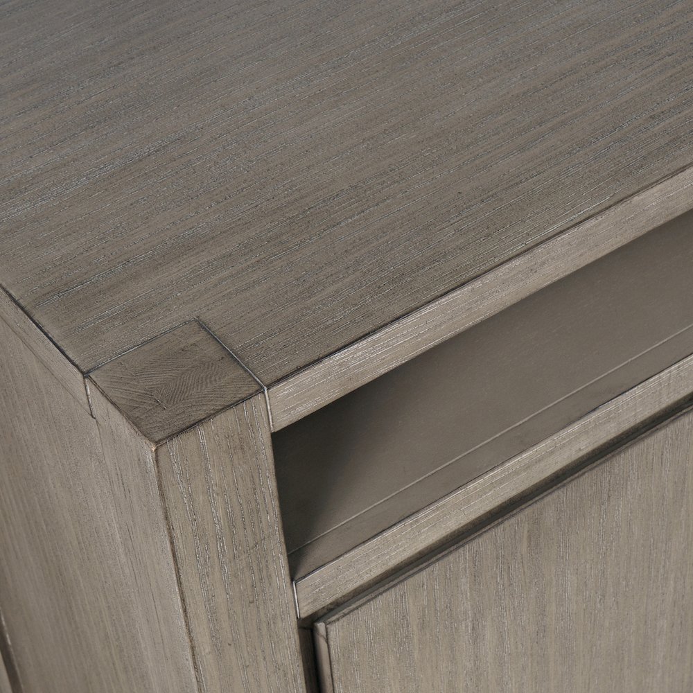 60" Modern Transitional Media Console TV Stand with Four-Door Cabinet Storage. Picture 3