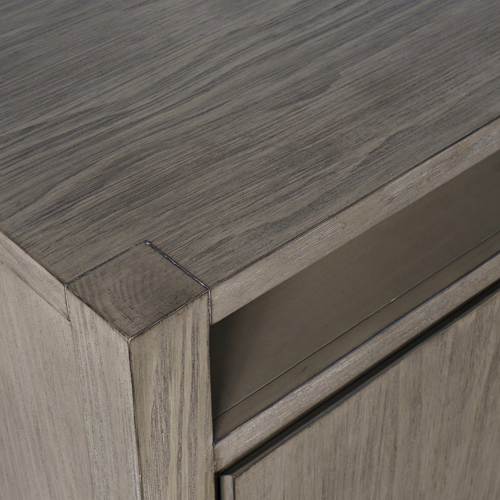 80" Modern Transitional Media Console TV Stand with Four-Door Cabinet Storage. Picture 4