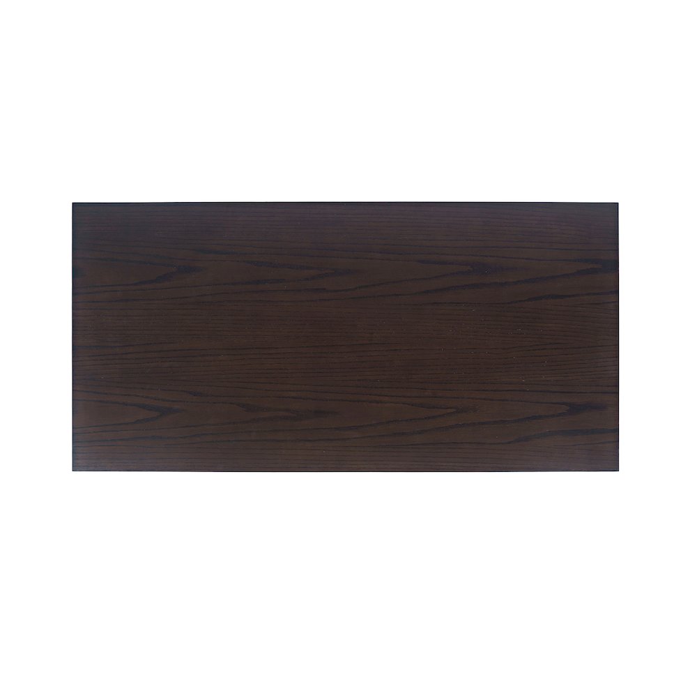 Brentwood Modern Transitional 50" Coffee Table With Storage and Caster Wheels. Picture 5