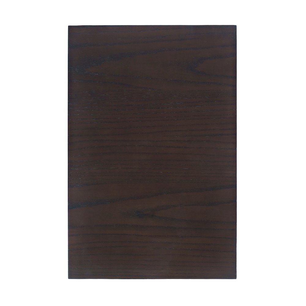 Brentwood Modern Transitional Chairside End Table with Drawer and Storage Shelf. Picture 5