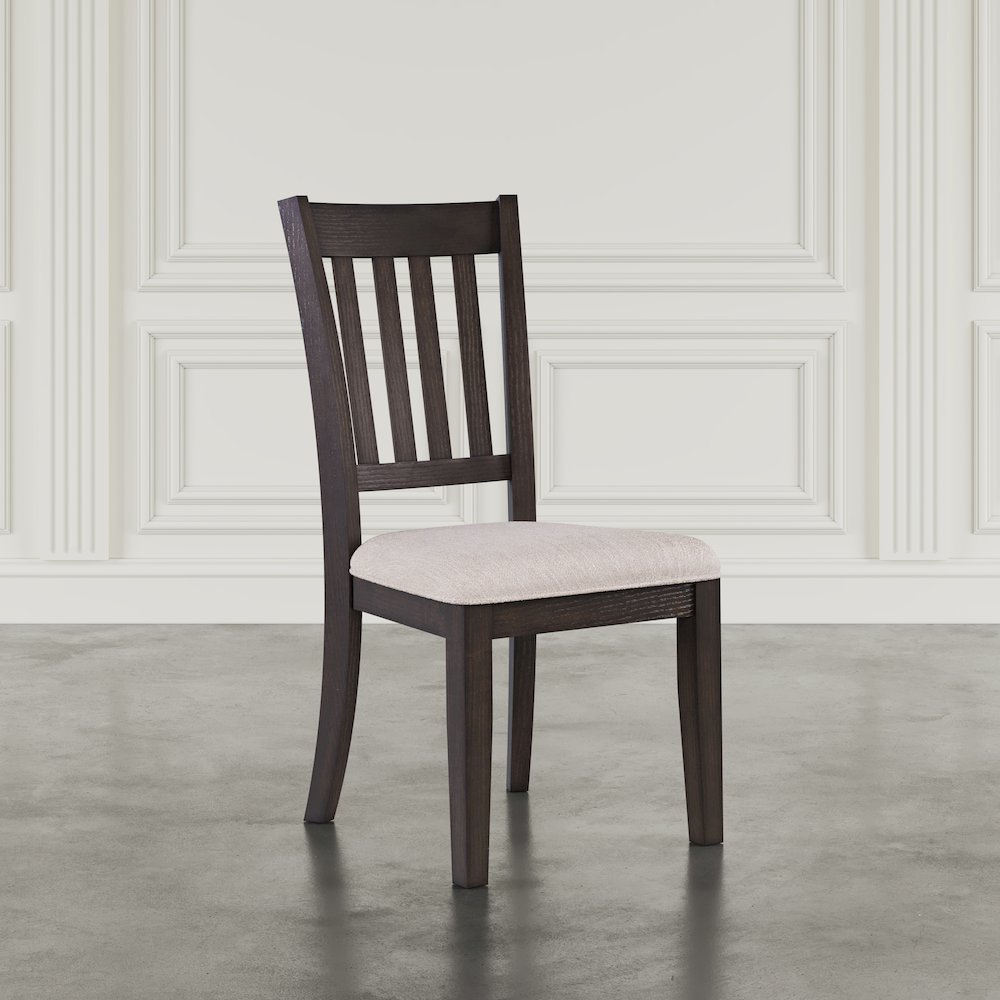 Brentwood Modern Transitional Slatback Dining Chair - Set of 2. Picture 9