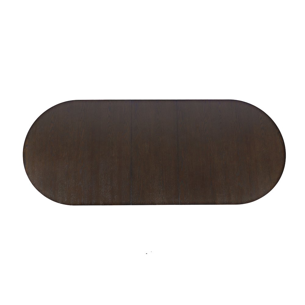 Brentwood Modern Transitional 102" Double Pedestal Dining Table. Picture 6