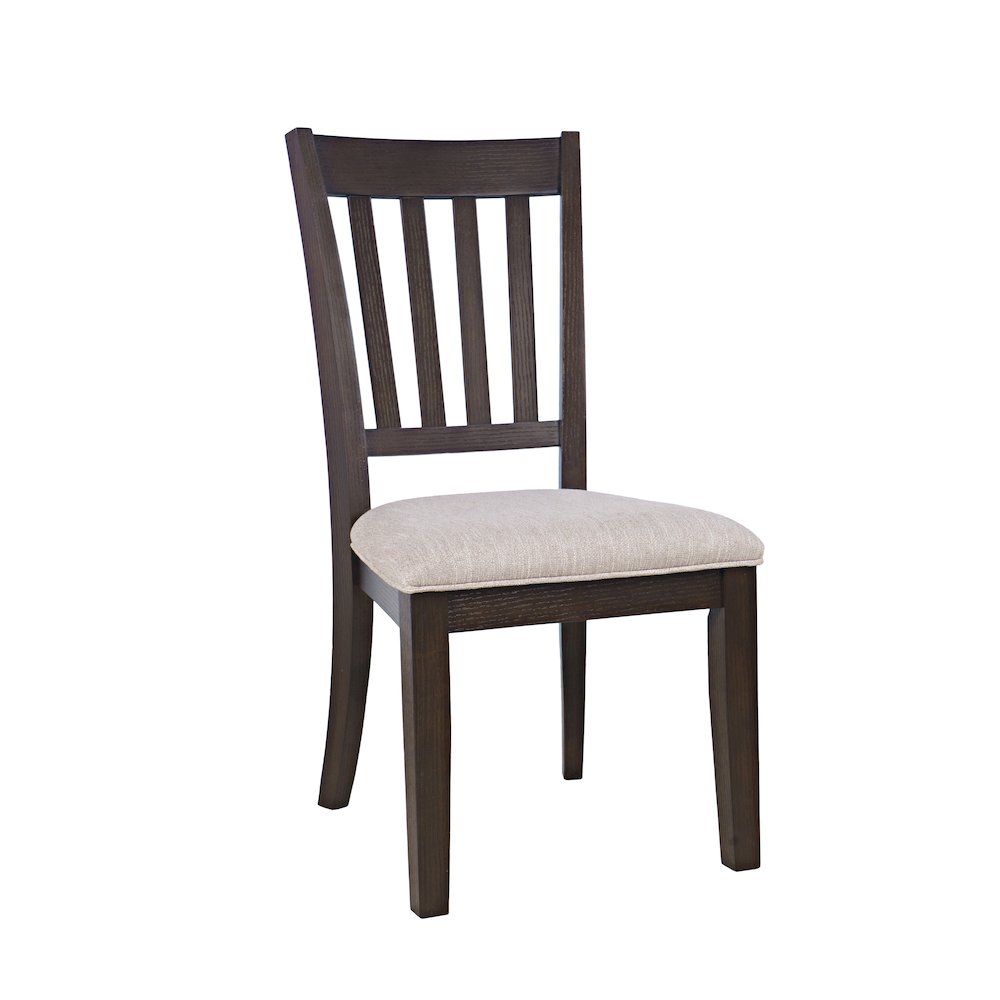 Brentwood Modern Transitional Slatback Dining Chair - Set of 2. Picture 3