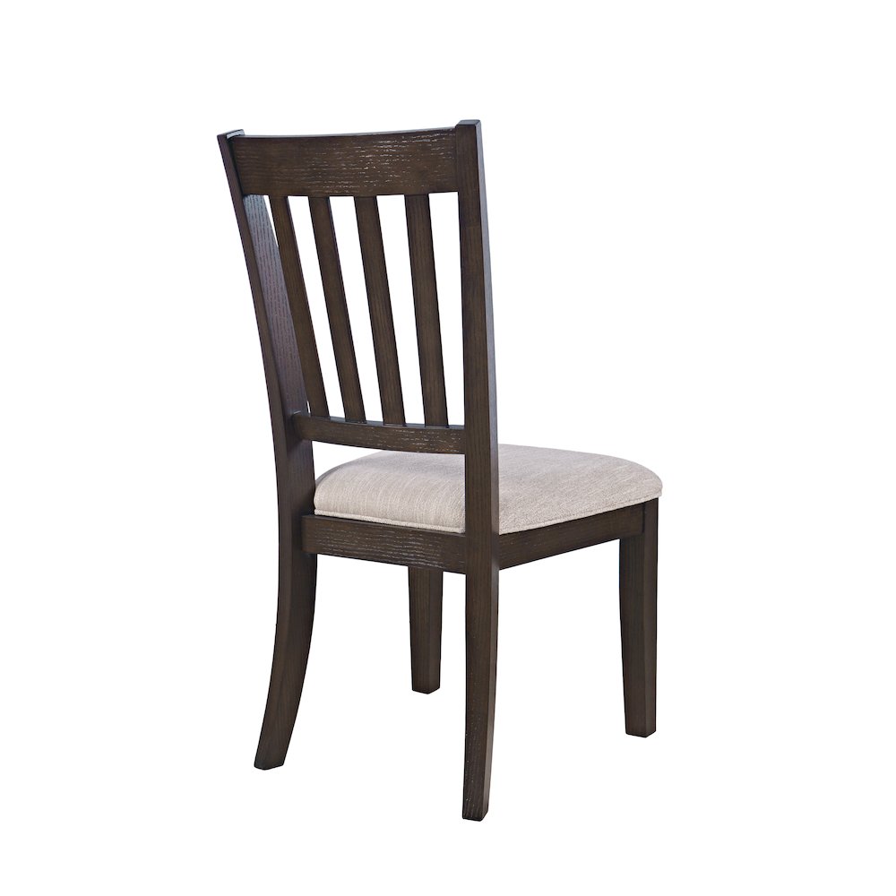 Brentwood Modern Transitional Slatback Dining Chair - Set of 2. Picture 6