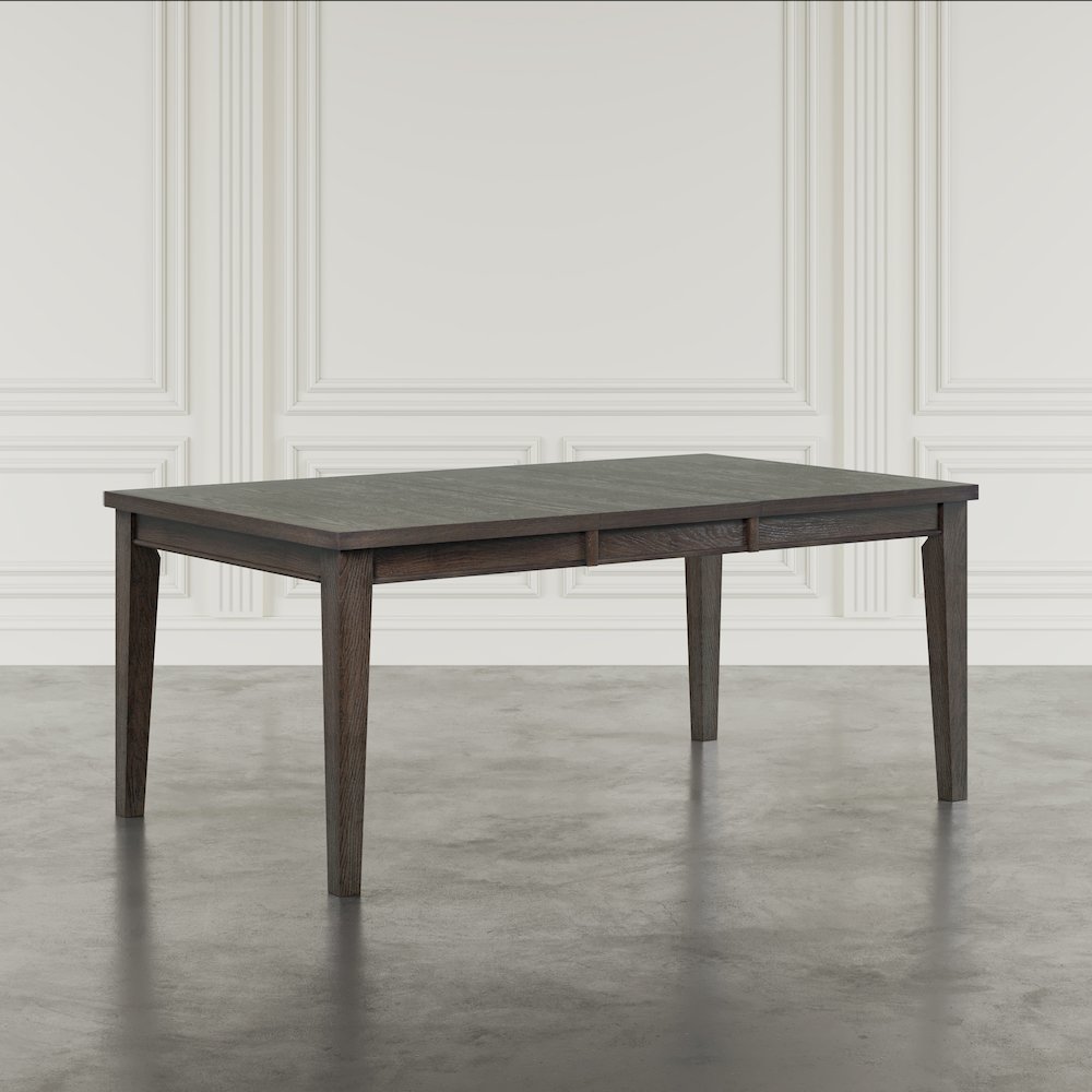 Brentwood Modern Transitional 72" Rectangular Dining Table with Extension. Picture 7