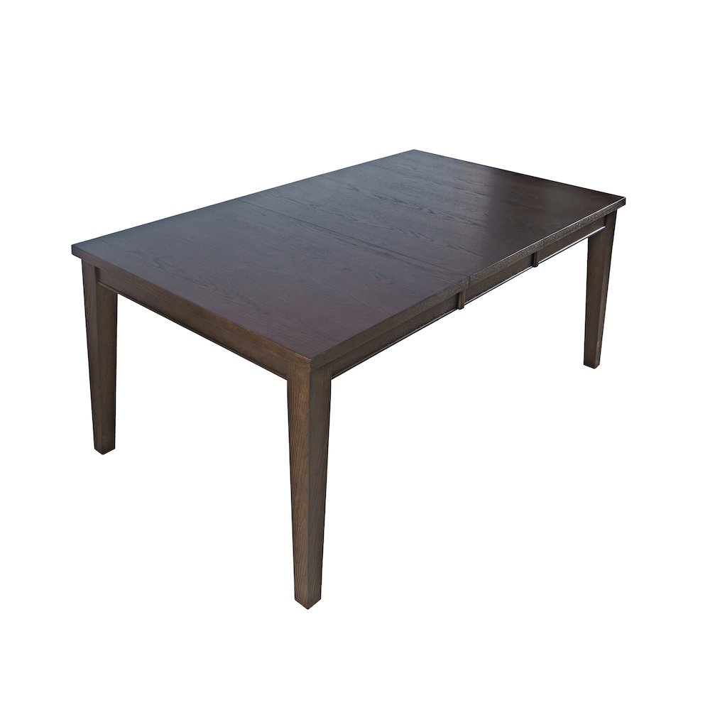 Brentwood Modern Transitional 72" Rectangular Dining Table with Extension. Picture 3