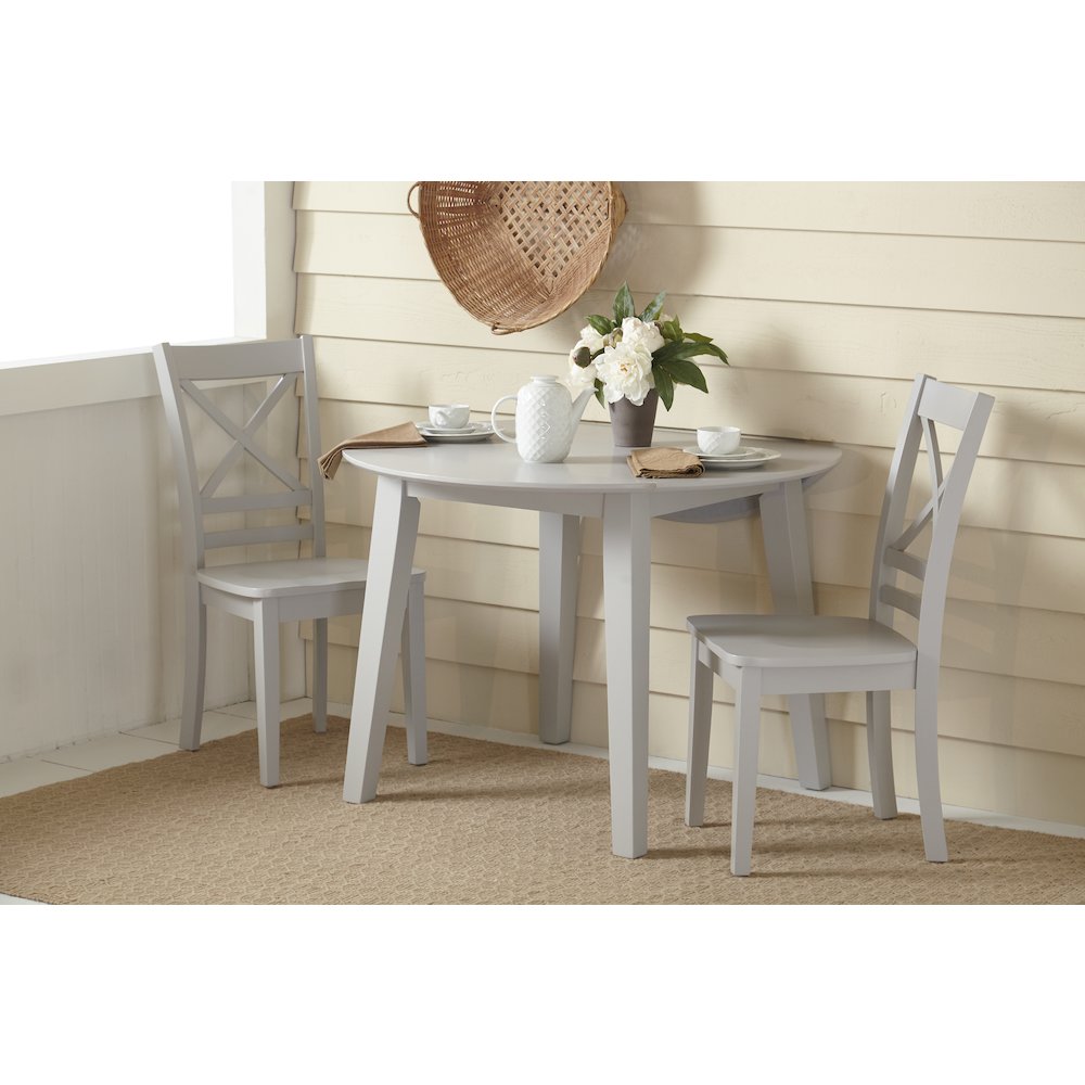 Simplicity Solid Wood Classic Cross-Back Dining Chair (Set of 2). Picture 6