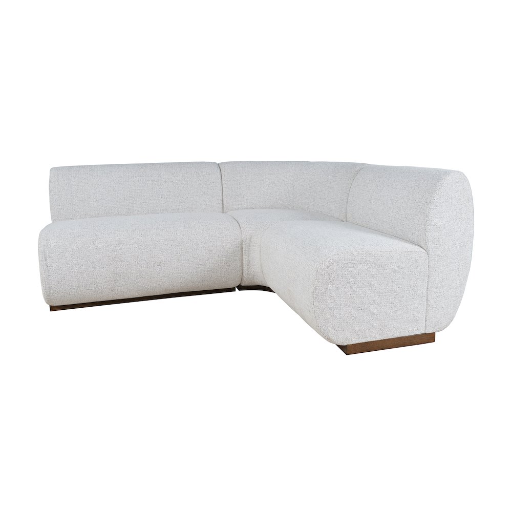 Modern Banquette Upholstered Sectional Bench Seating with Performance Fabric. Picture 2