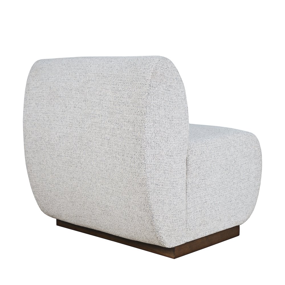 Modern Banquette Upholstered Sectional One Seat Bench with Performance Fabric. Picture 5