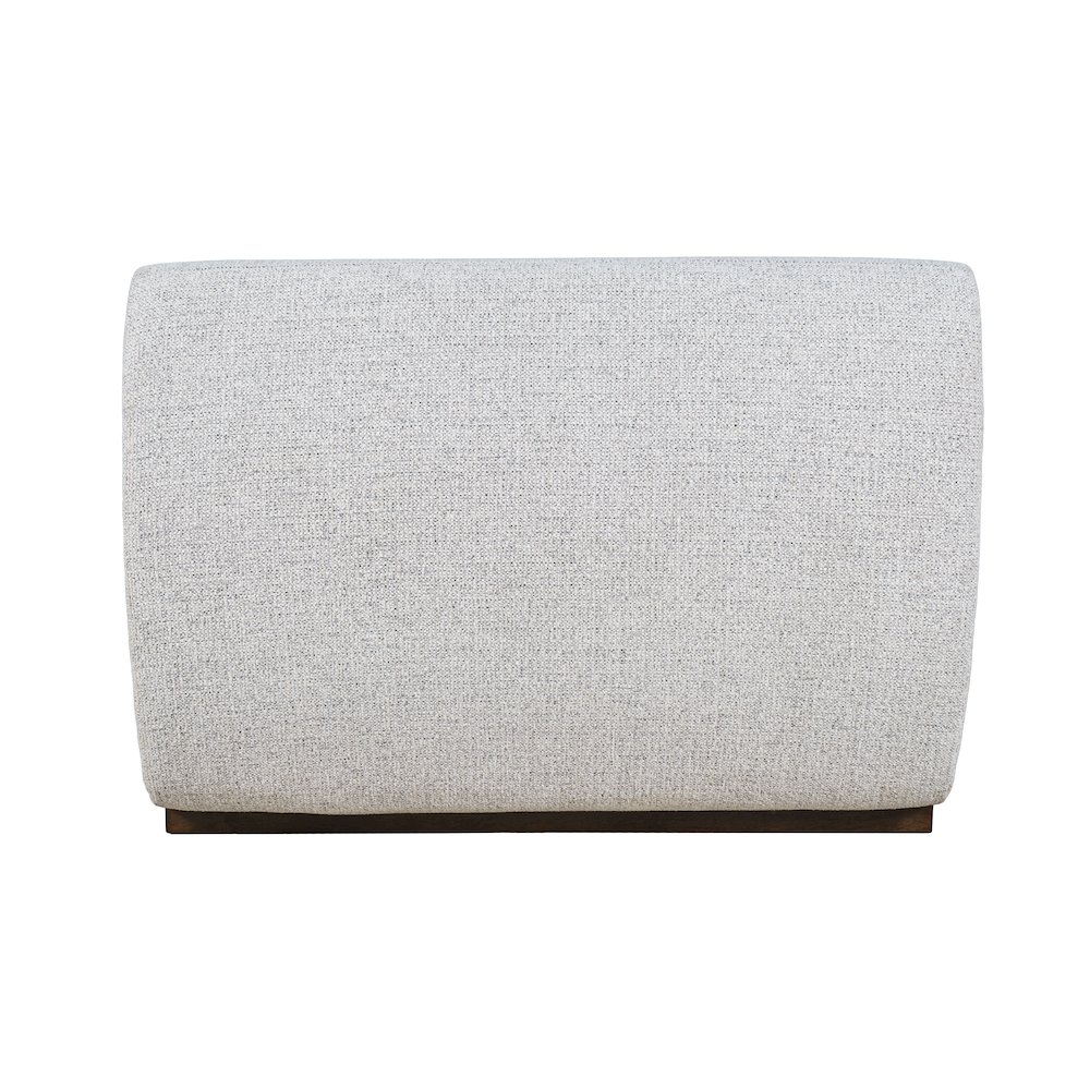 Modern Banquette Upholstered Sectional Two Seat Bench with Performance Fabric. Picture 6