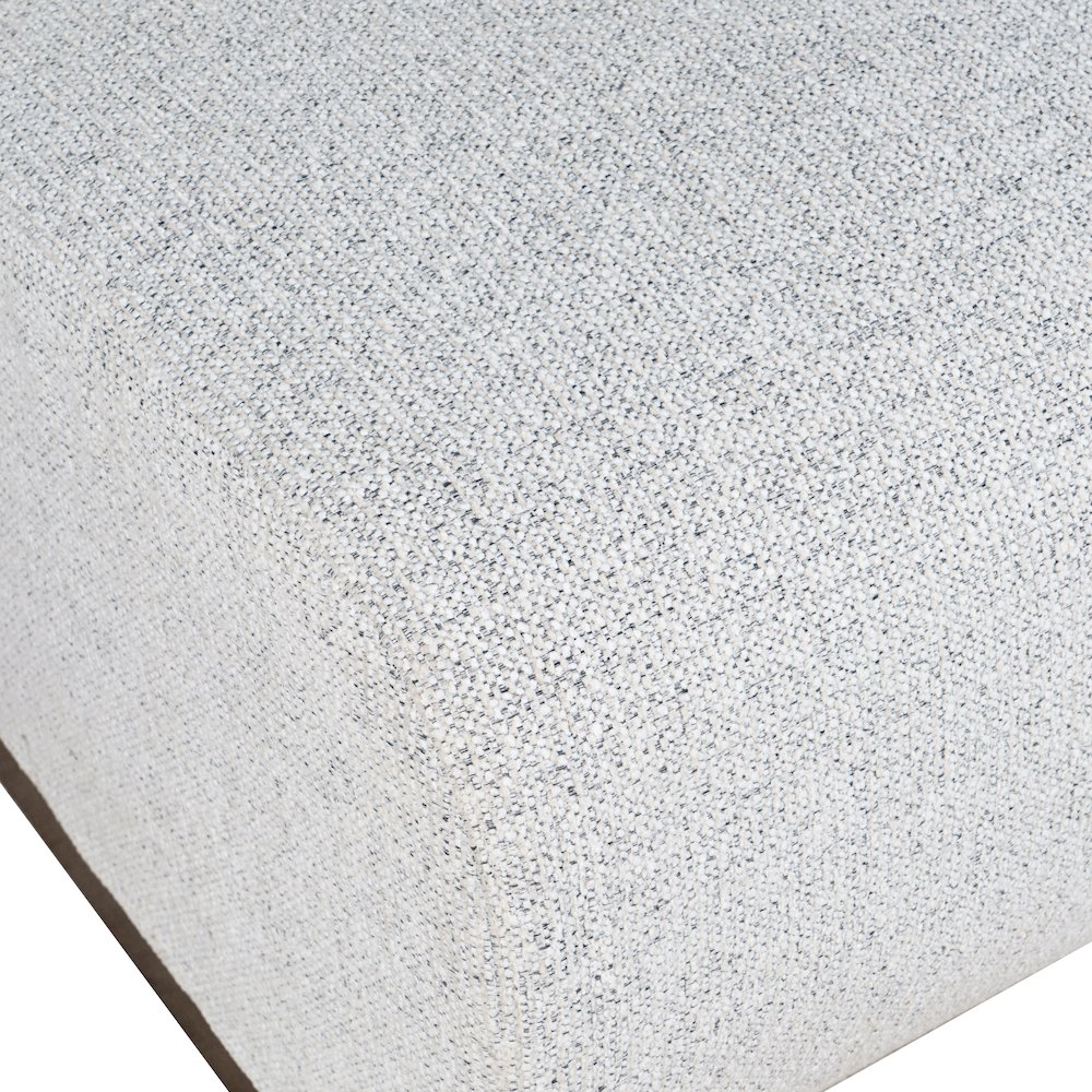 Modern Banquette Upholstered Sectional Two Seat Bench with Performance Fabric. Picture 3