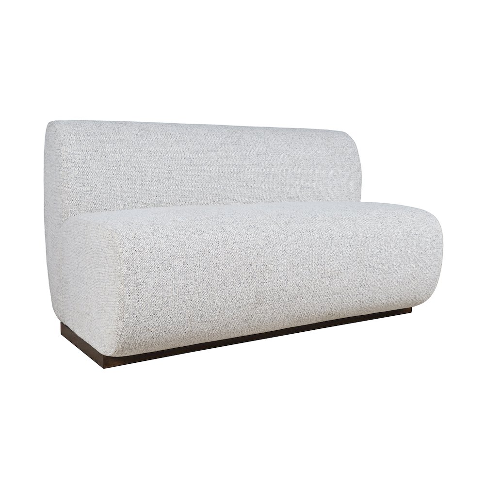 Milano Modern Banquette Sectional Three Seat Bench with Performance Fabric. Picture 2