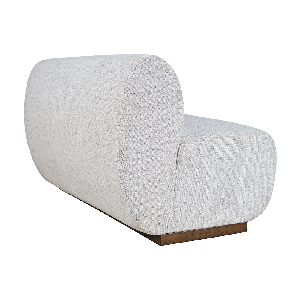 Milano Modern Banquette Sectional Three Seat Bench with Performance Fabric. Picture 5