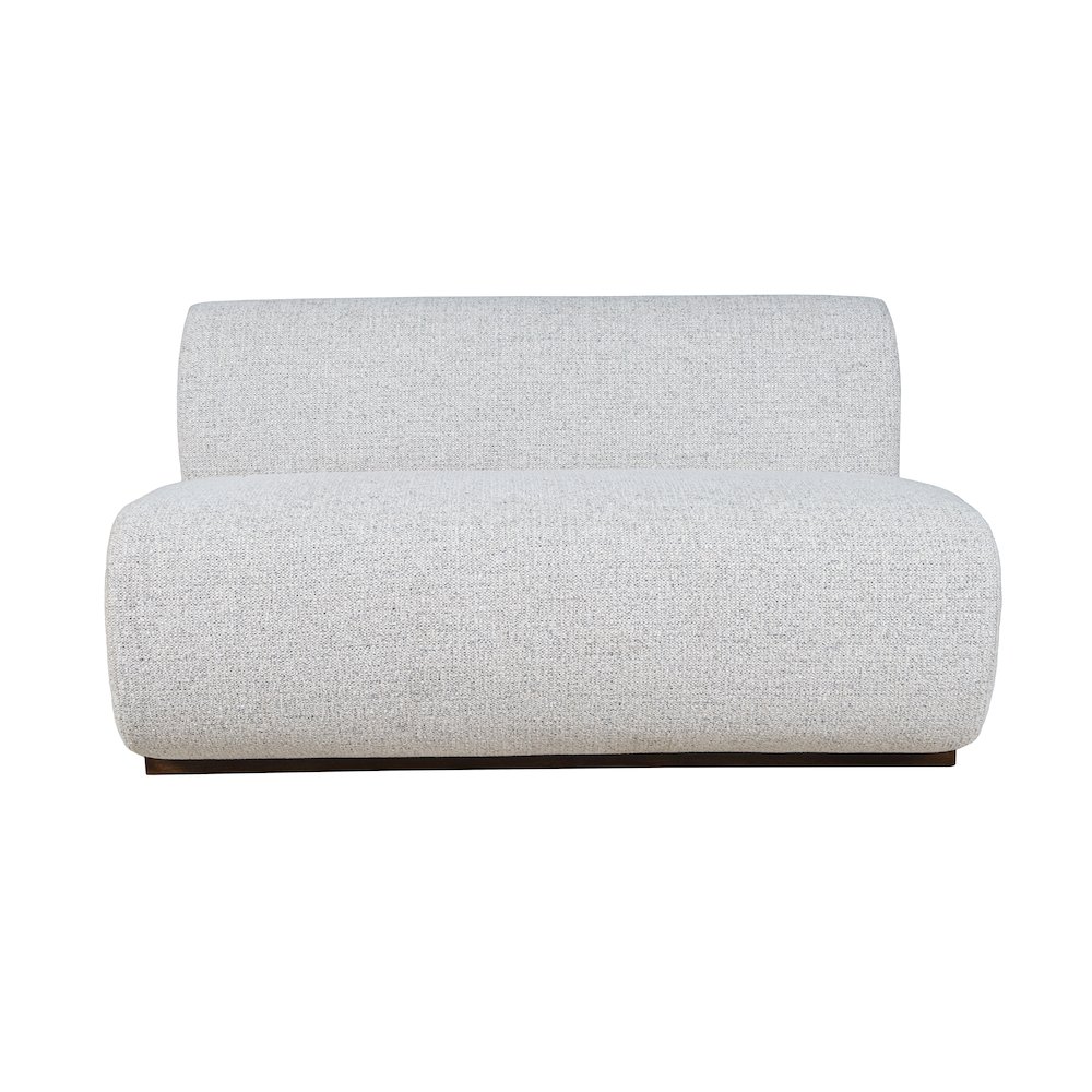 Milano Modern Banquette Sectional Three Seat Bench with Performance Fabric. Picture 1