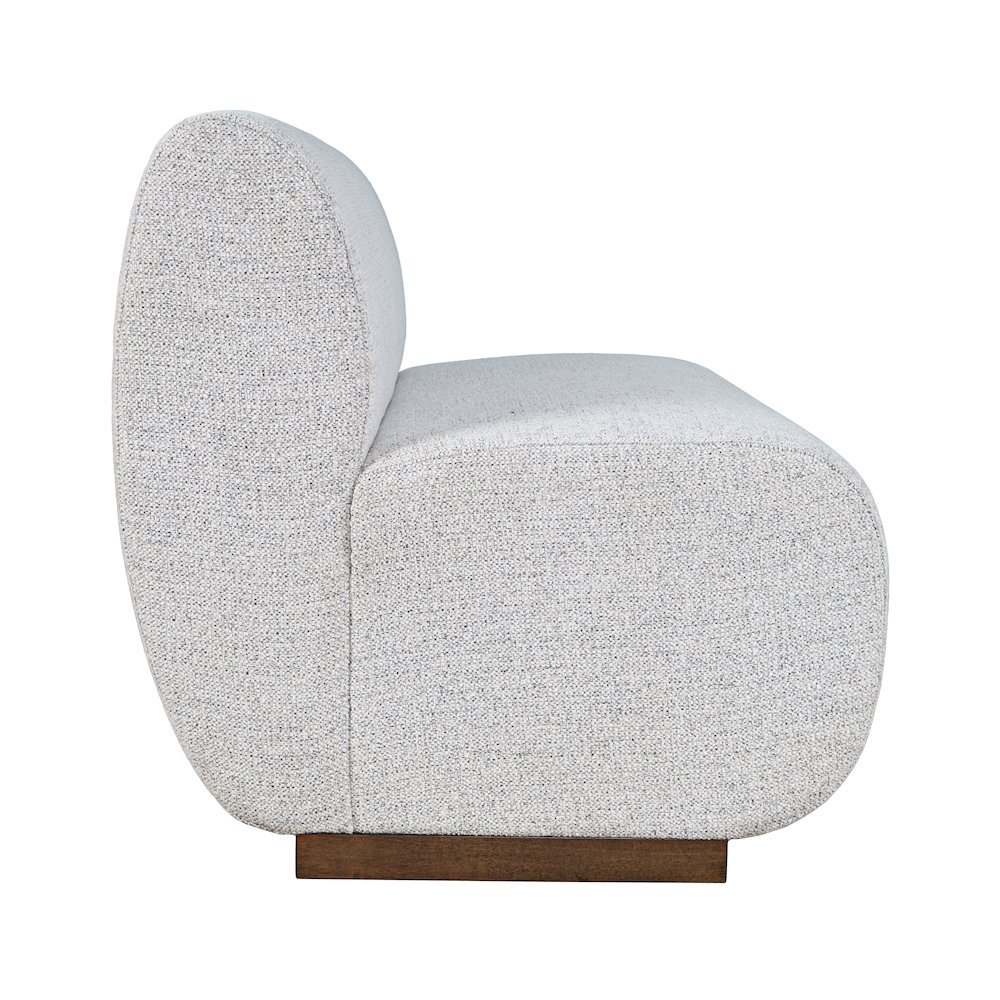 Milano Modern Banquette Sectional Three Seat Bench with Performance Fabric. Picture 4