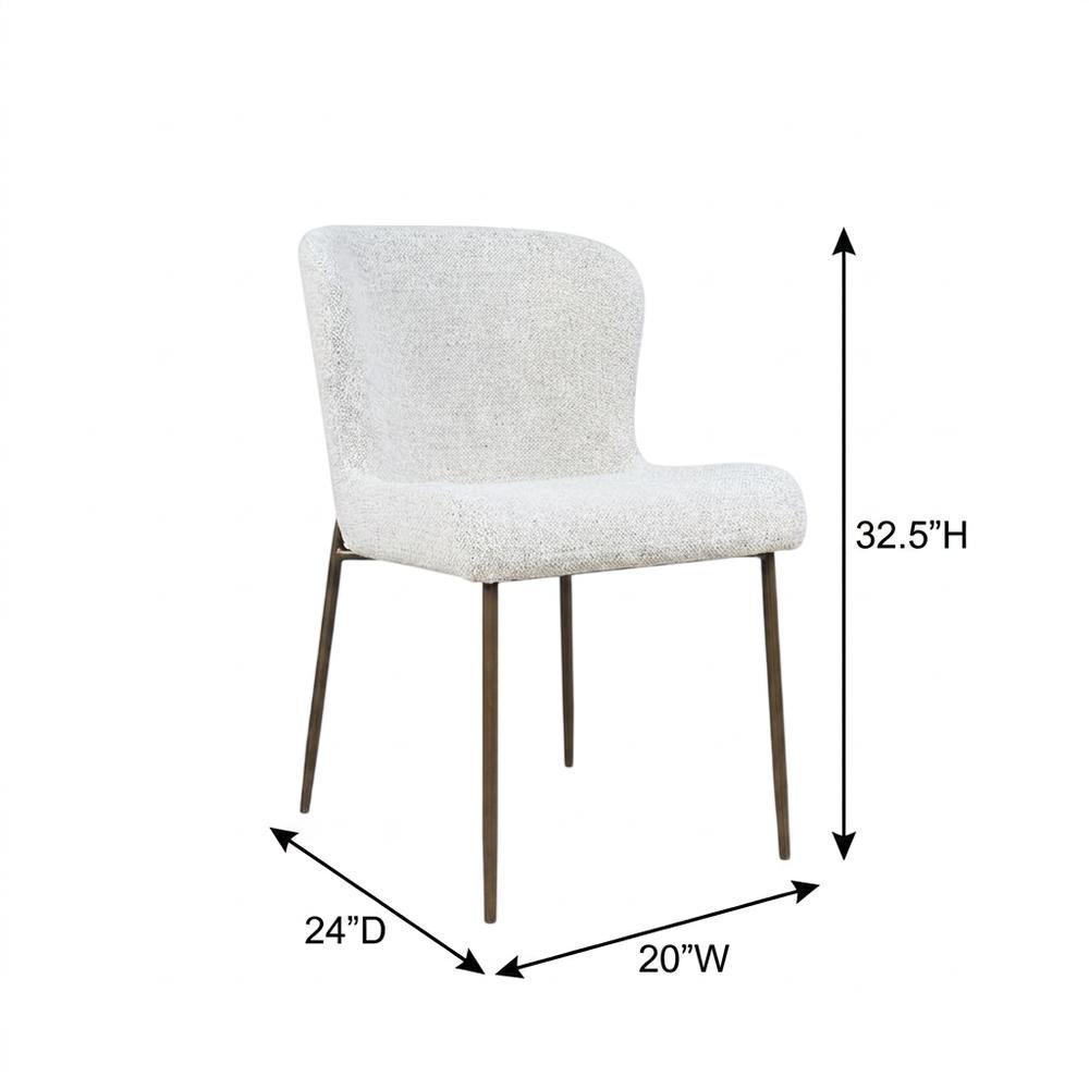 Dining Chairs, Natural Grey, Set of 2. Picture 6