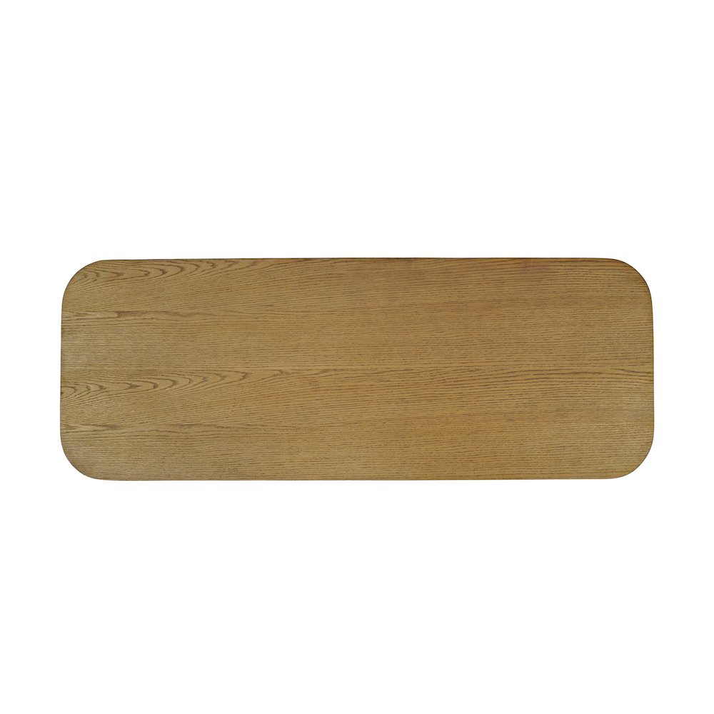 Janzen 50" Contemporary Modern Sofa Console Table with Open Storage Shelves. Picture 6