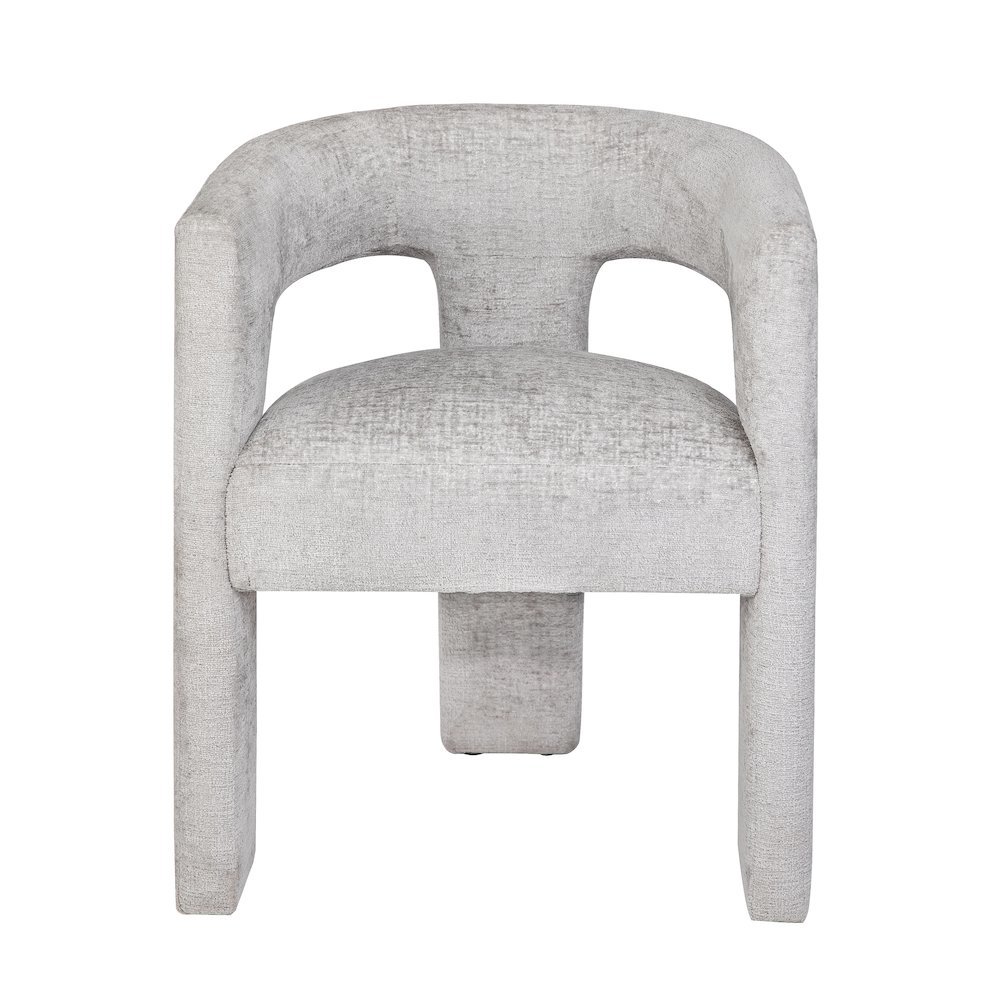 Gwen Modern Luxury Jacquard Fabric Upholstered Sculpture Armchair. Picture 1