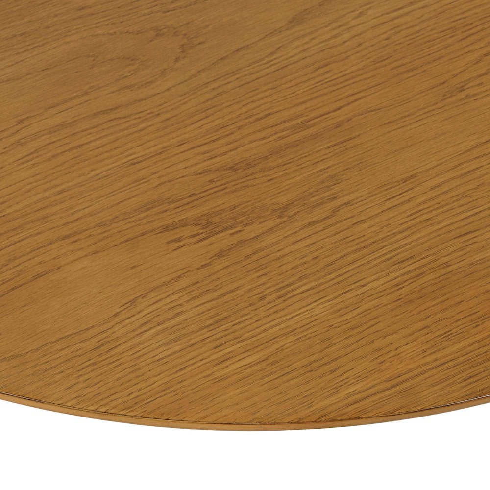 Axis Mid-Century Modern 47" Round Cross-Base Dining Table. Picture 4