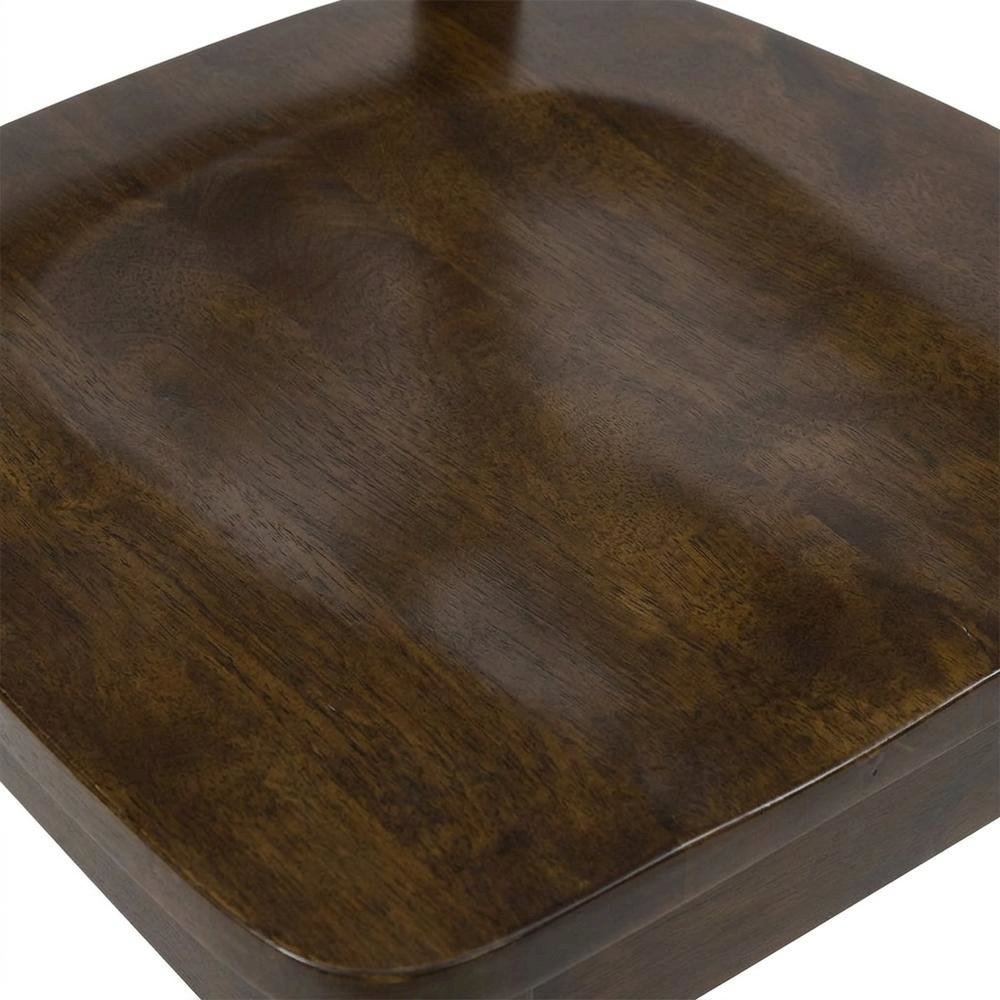 Acacia Veneer X-Back Wood Dining Chairs, Richmond Cherry, Set of 2. Picture 7