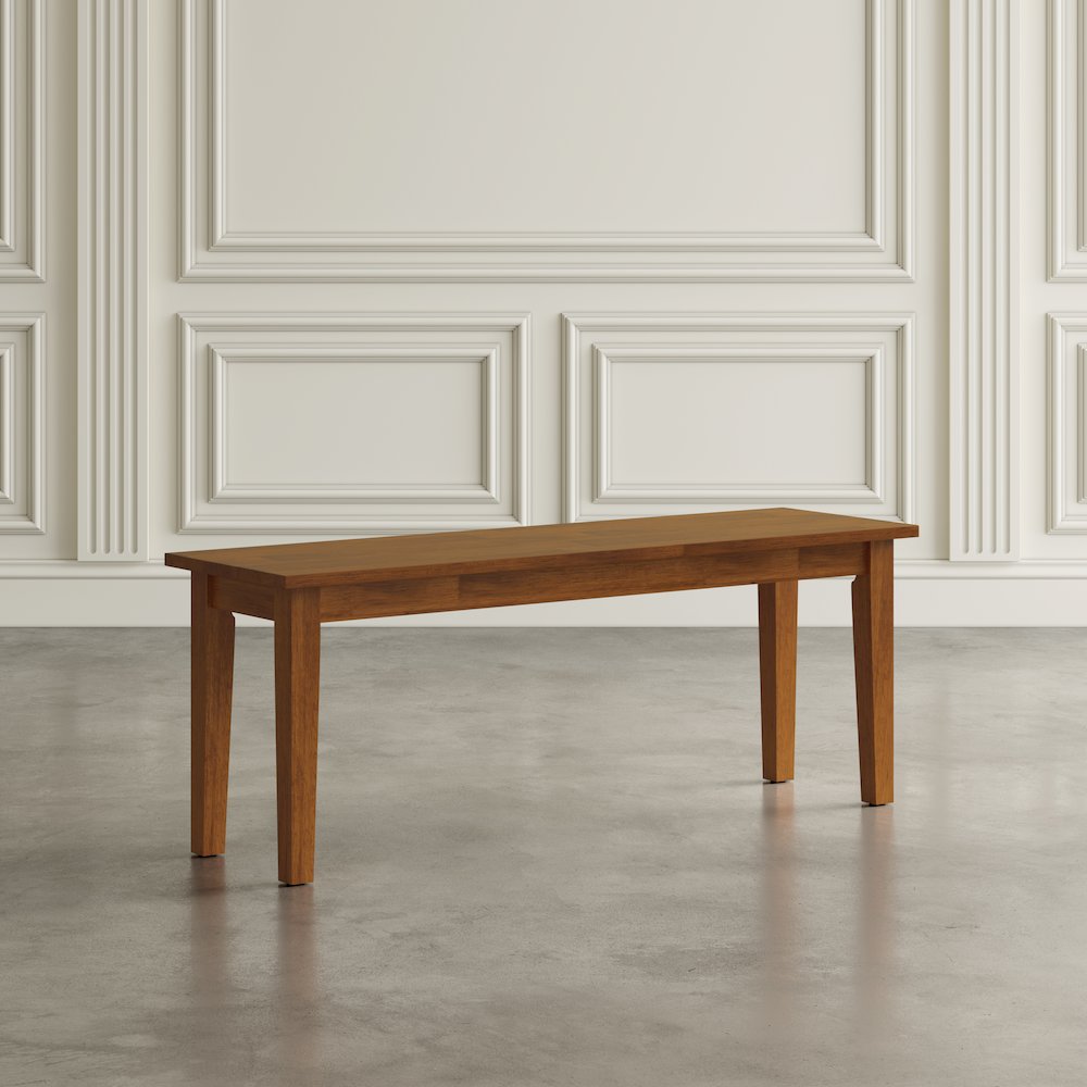 Simplicity Solid Wood 48" Classic Bench. Picture 5
