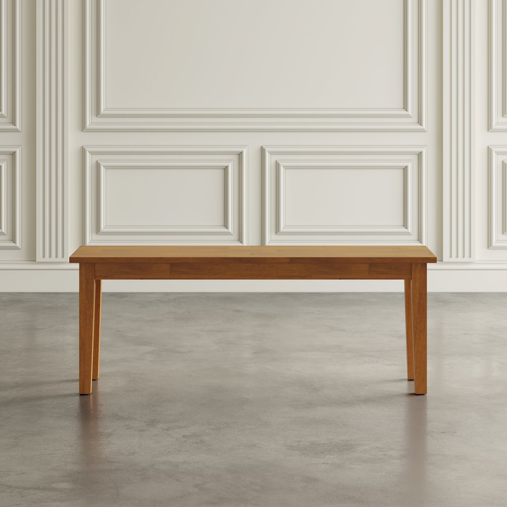 Simplicity Solid Wood 48" Classic Bench. Picture 4