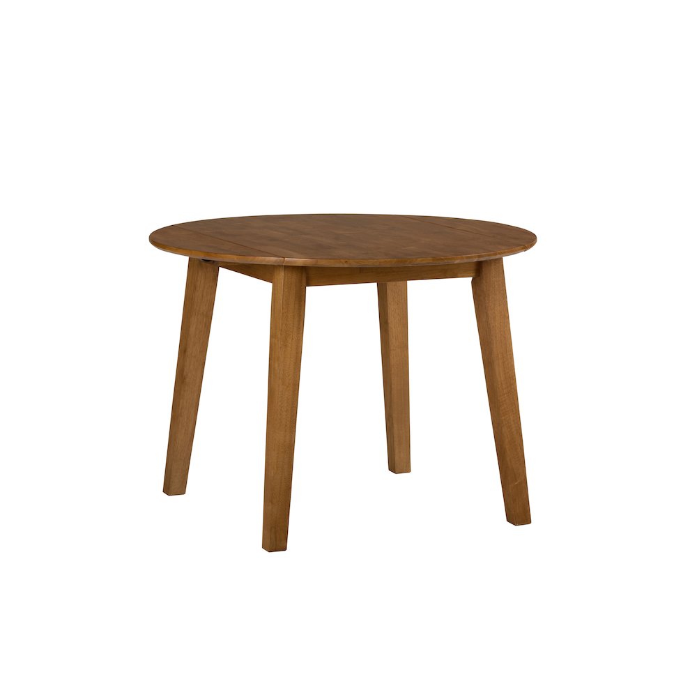 Simplicity Solid Wood Classic Round Drop-leaf Table. Picture 2