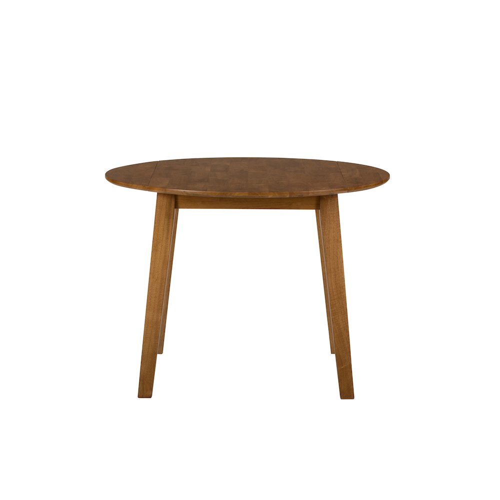 Simplicity Solid Wood Classic Round Drop-leaf Table. Picture 1