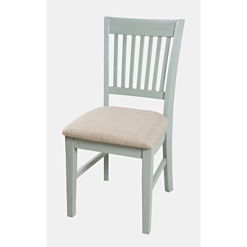 Craftsman Slat-Back Upholstered Desk Chair. Picture 2