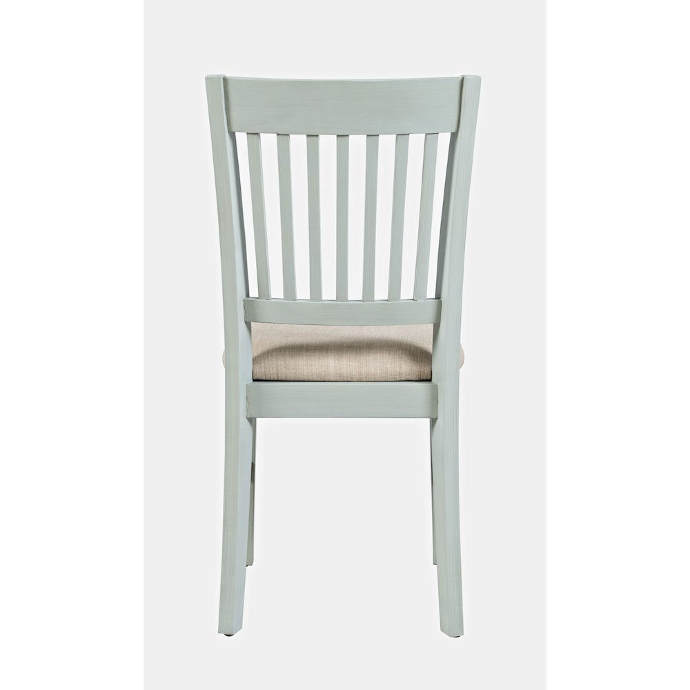 Craftsman Slat-Back Upholstered Desk Chair. Picture 5