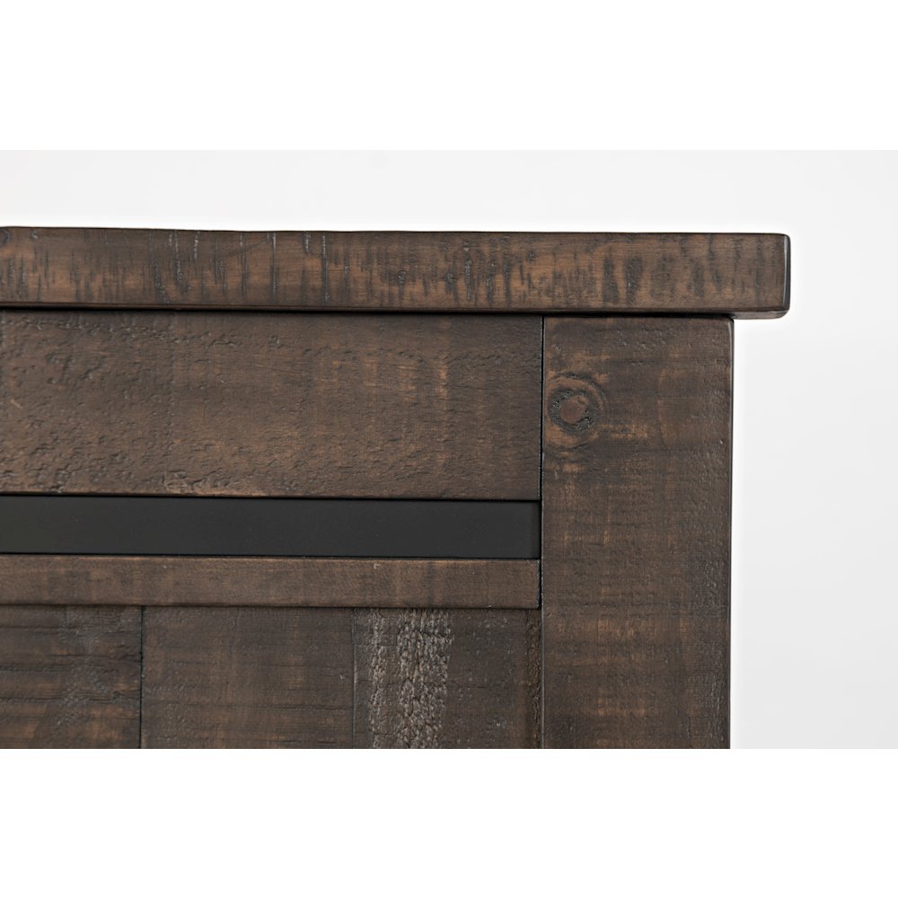 Madison County Rustic Reclaimed Pine Farmhouse King Panel Bed. Picture 3