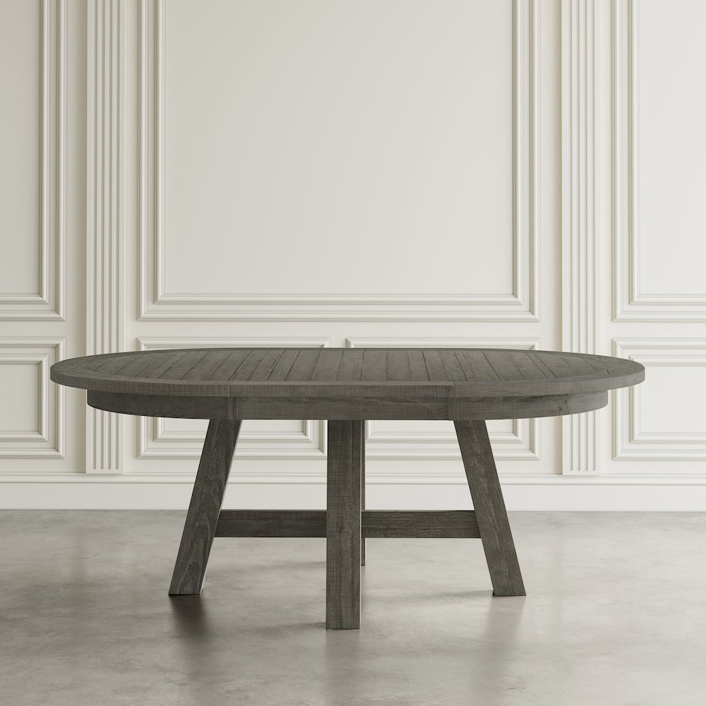 Rustic Farmhouse Solid Wood Five Piece Counter Height Dining Table Set. Picture 10