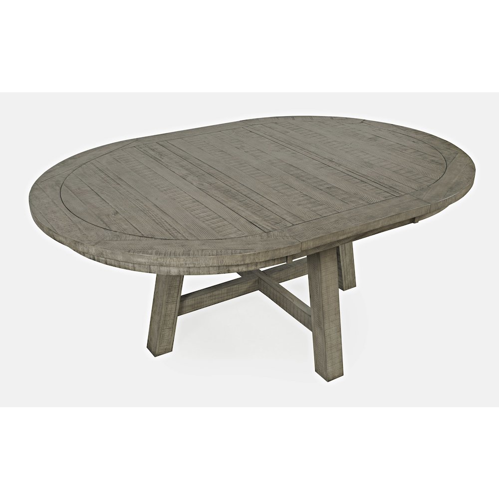 Rustic Farmhouse Solid Wood Five Piece Counter Height Dining Table Set. Picture 5