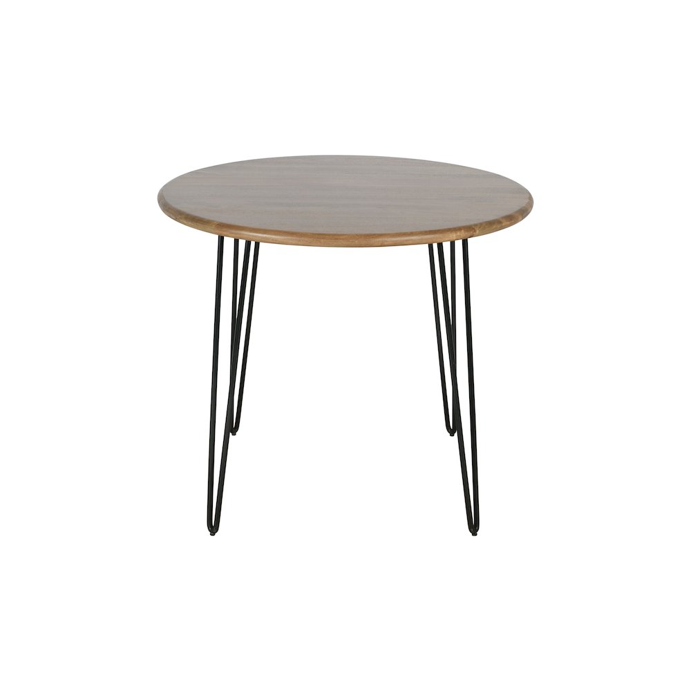 Five Piece Round Modern Solid Wood Counter Height Dining Set. Picture 8