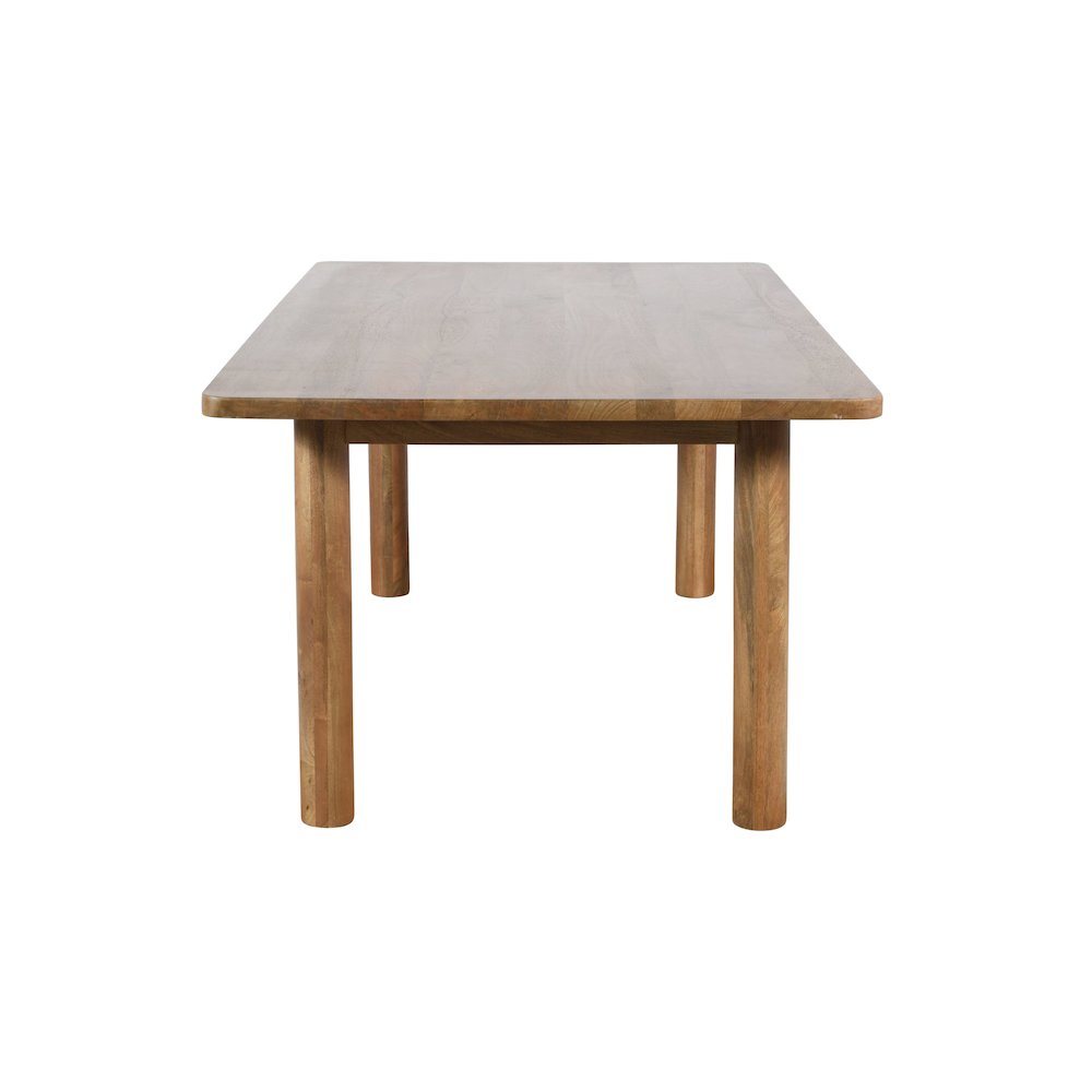 Bodhi 70" Rustic Solid Wood Dining Table. Picture 5