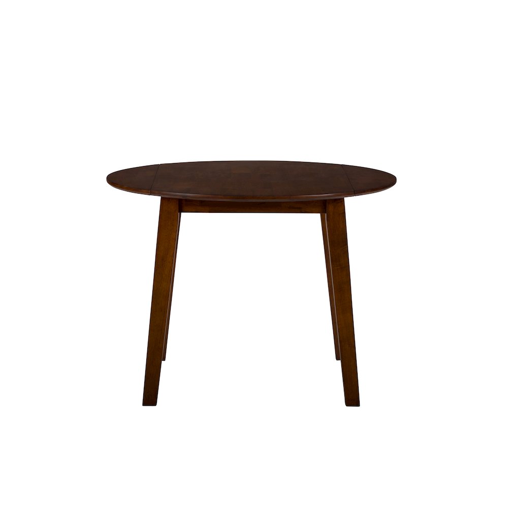Simplicity Solid Wood Classic Round Drop-leaf Table. Picture 1