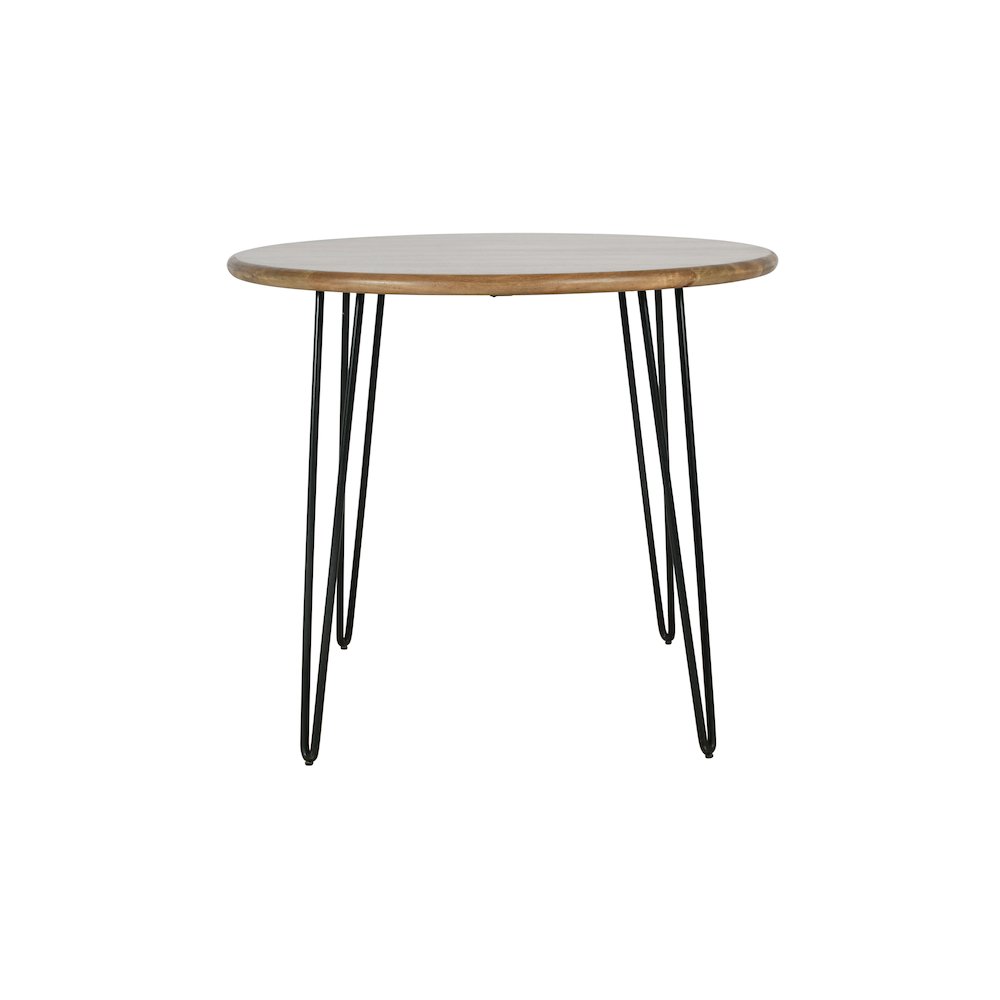 Brennan 42" Round Modern Contemporary Solid Wood Dining Table. Picture 1