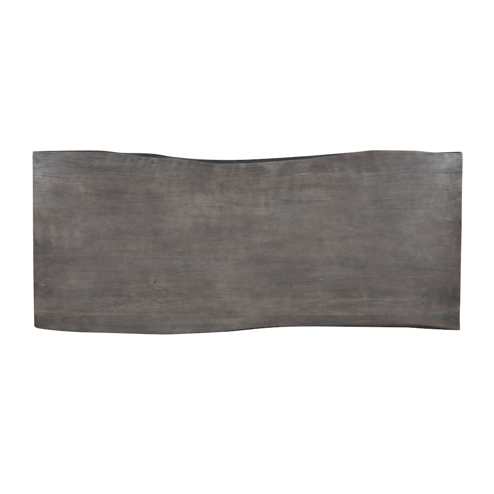 Nordic Ridge 94" Modern Rustic Solid Wood Live Edge Dining Table. Picture 7