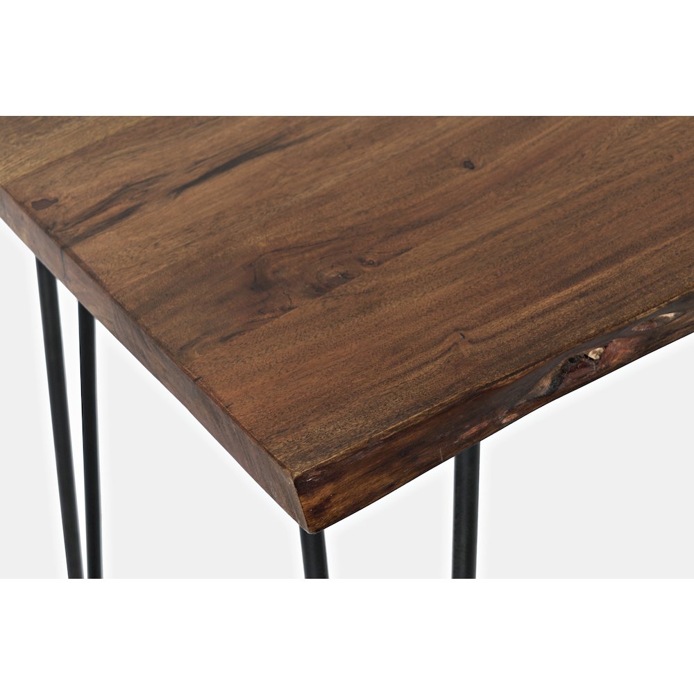 Solid Acacia Five Piece Counter Height Dining Set. Picture 3
