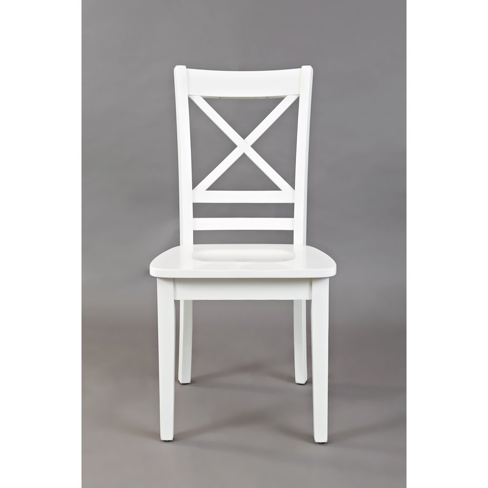 Simplicity Solid Wood Classic Cross-Back Dining Chair (Set of 2). Picture 1