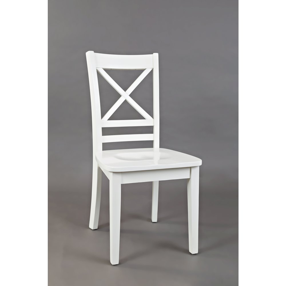 Simplicity Solid Wood Classic Cross-Back Dining Chair (Set of 2). Picture 4