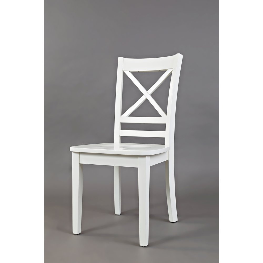 Simplicity Solid Wood Classic Cross-Back Dining Chair (Set of 2). Picture 3