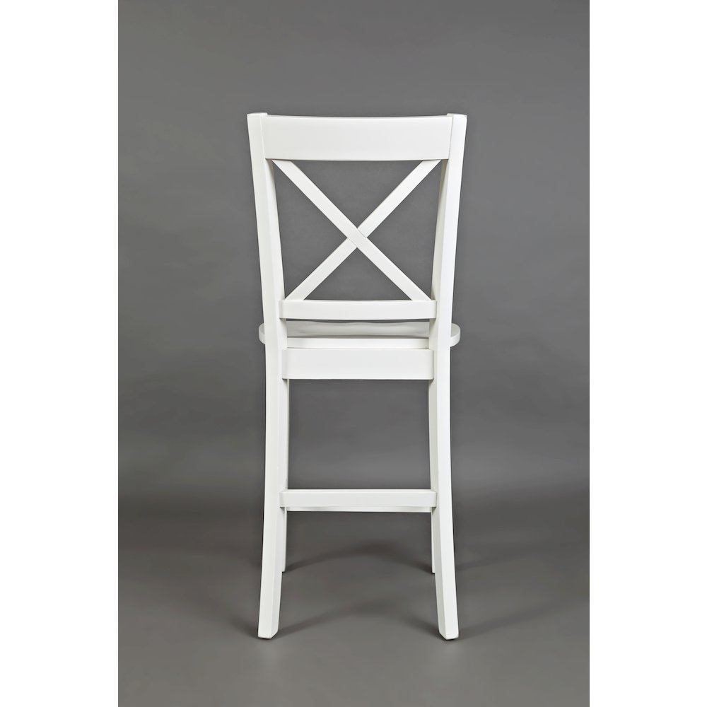 Simplicity Solid Wood Classic X-Back Counter Stool (Set of 2). Picture 7